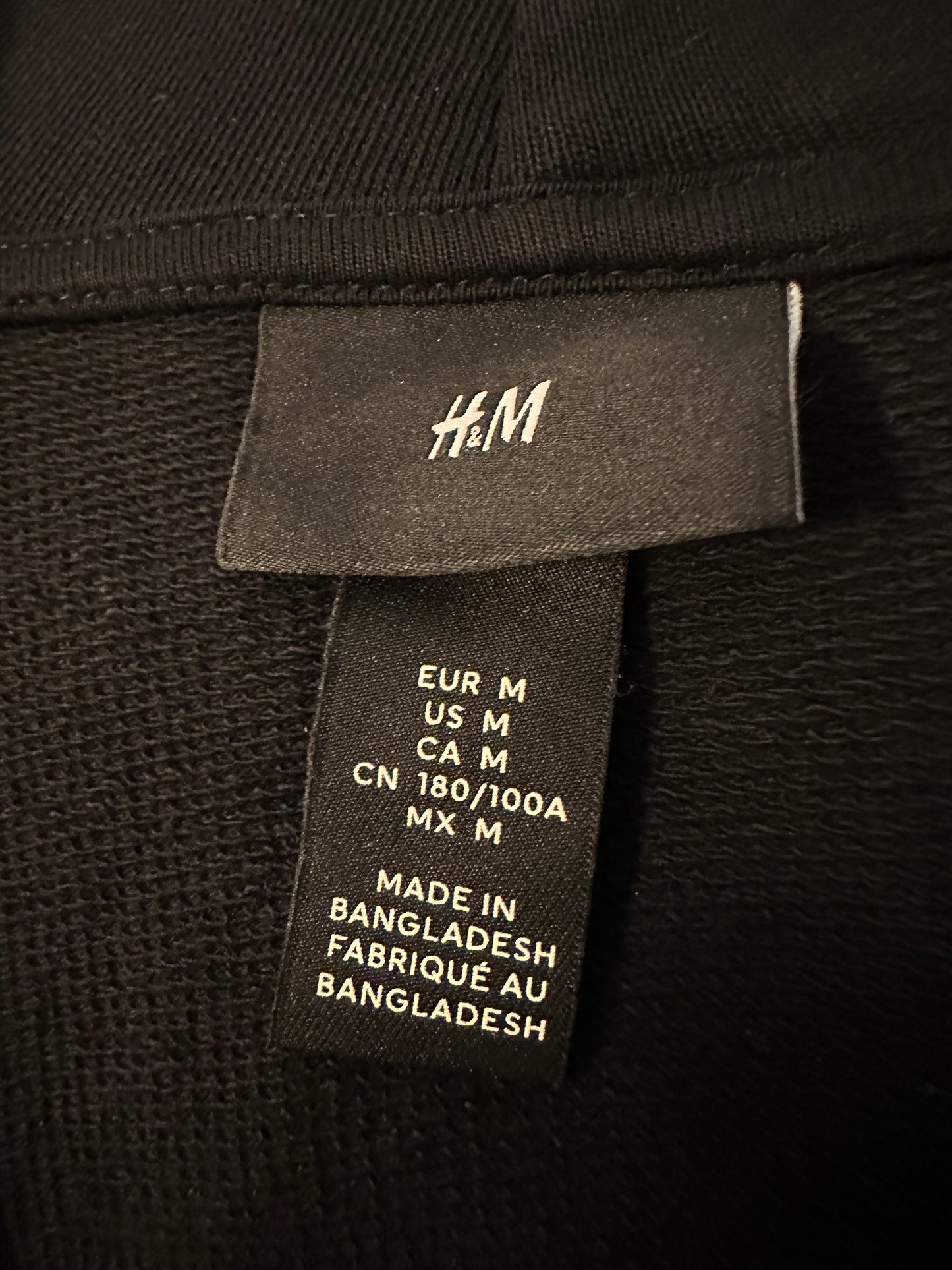 Men’s Medium H&M long cardigan hoodie