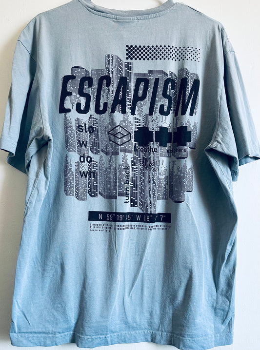 Men’s Large “Escapism” graphic T-Shirt